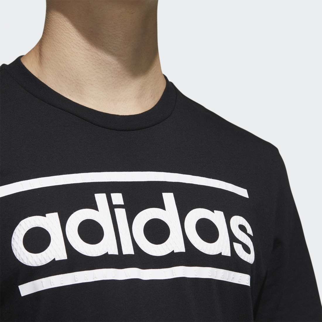 TSHIRT ADIDAS LOGO BLACK / WHITE