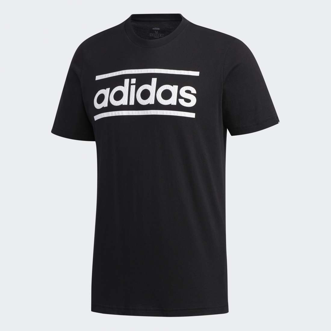 TSHIRT ADIDAS LOGO BLACK / WHITE