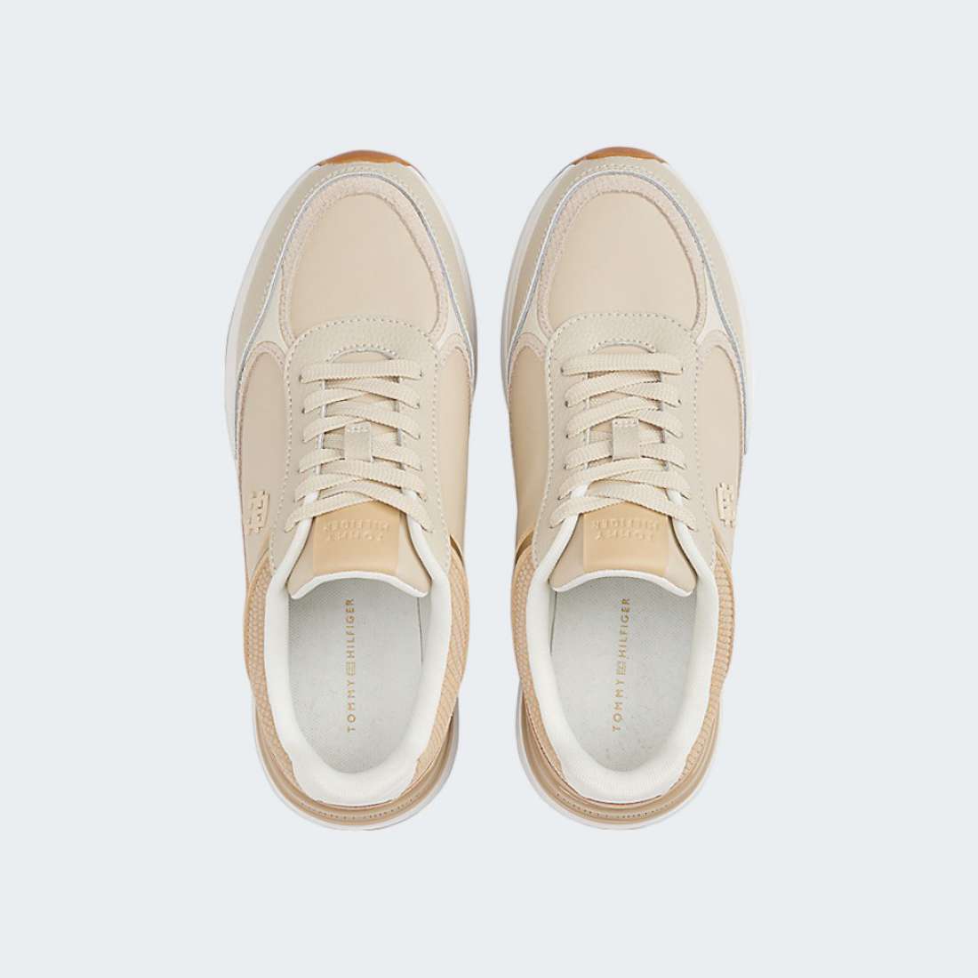 TOMMY HILFIGER RUNNER CLASSIC BEIGE/CLAYED PEBB