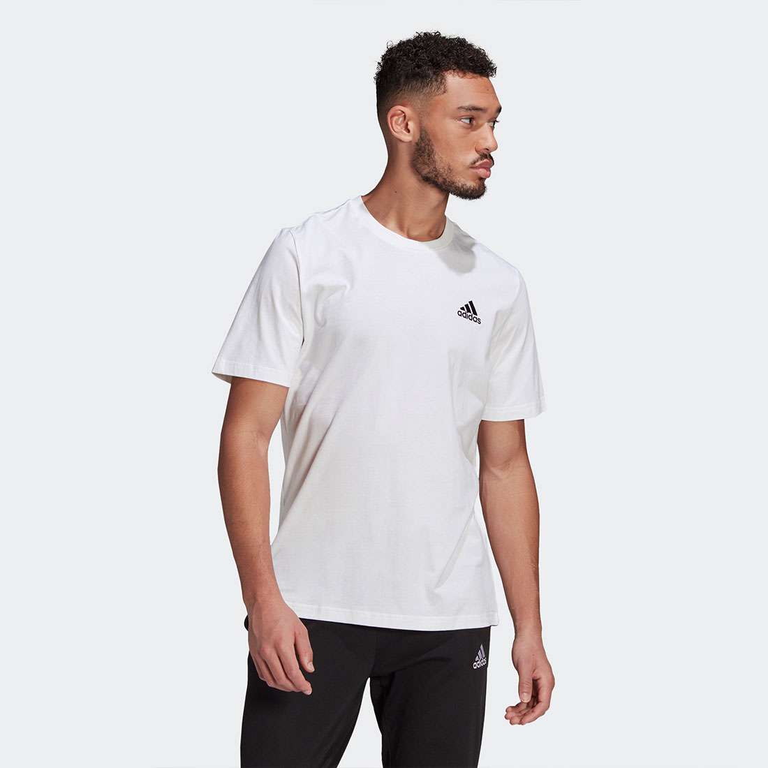 T-SHIRT ADIDAS ESSENTIALS WHITE/BLACK