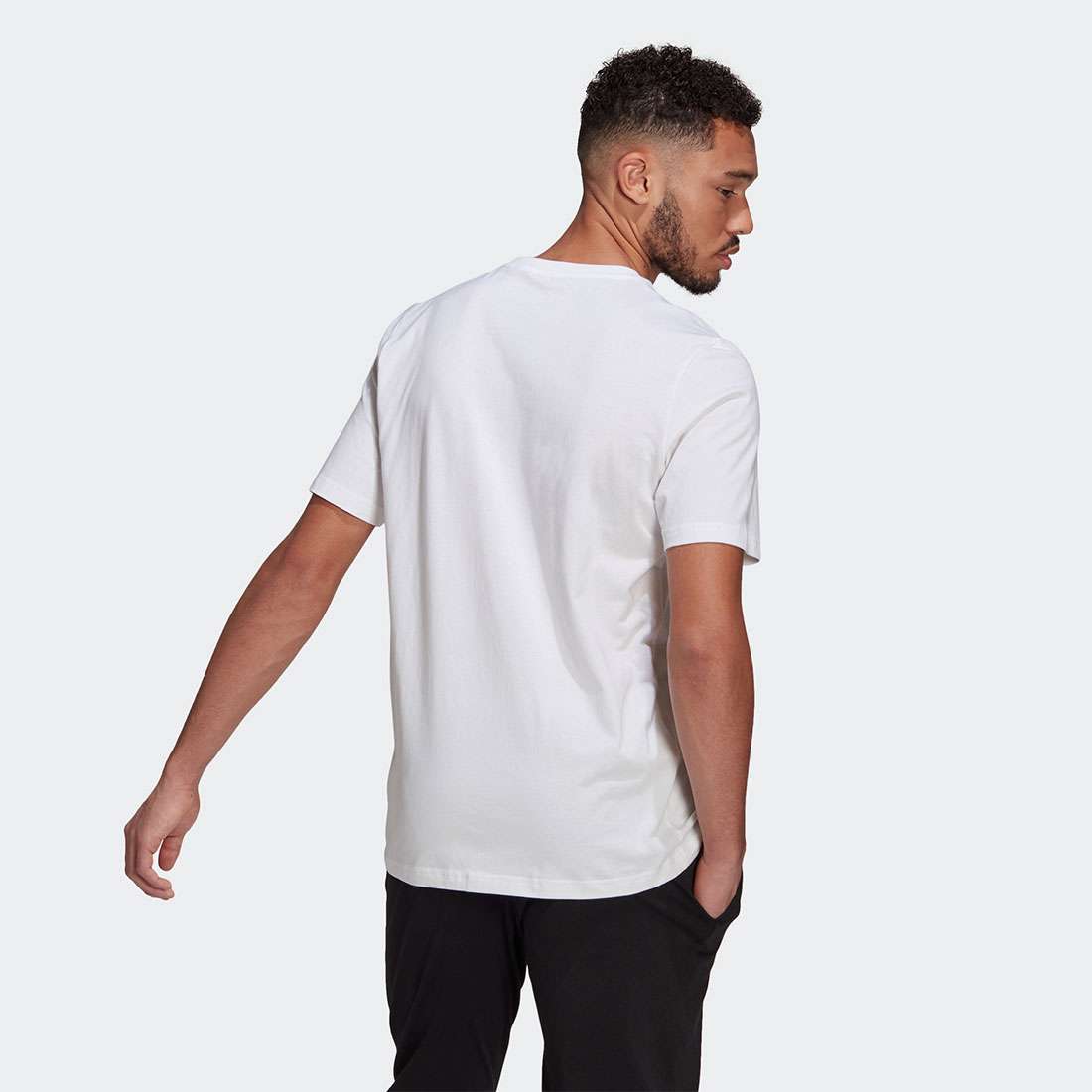 T-SHIRT ADIDAS ESSENTIALS WHITE/BLACK