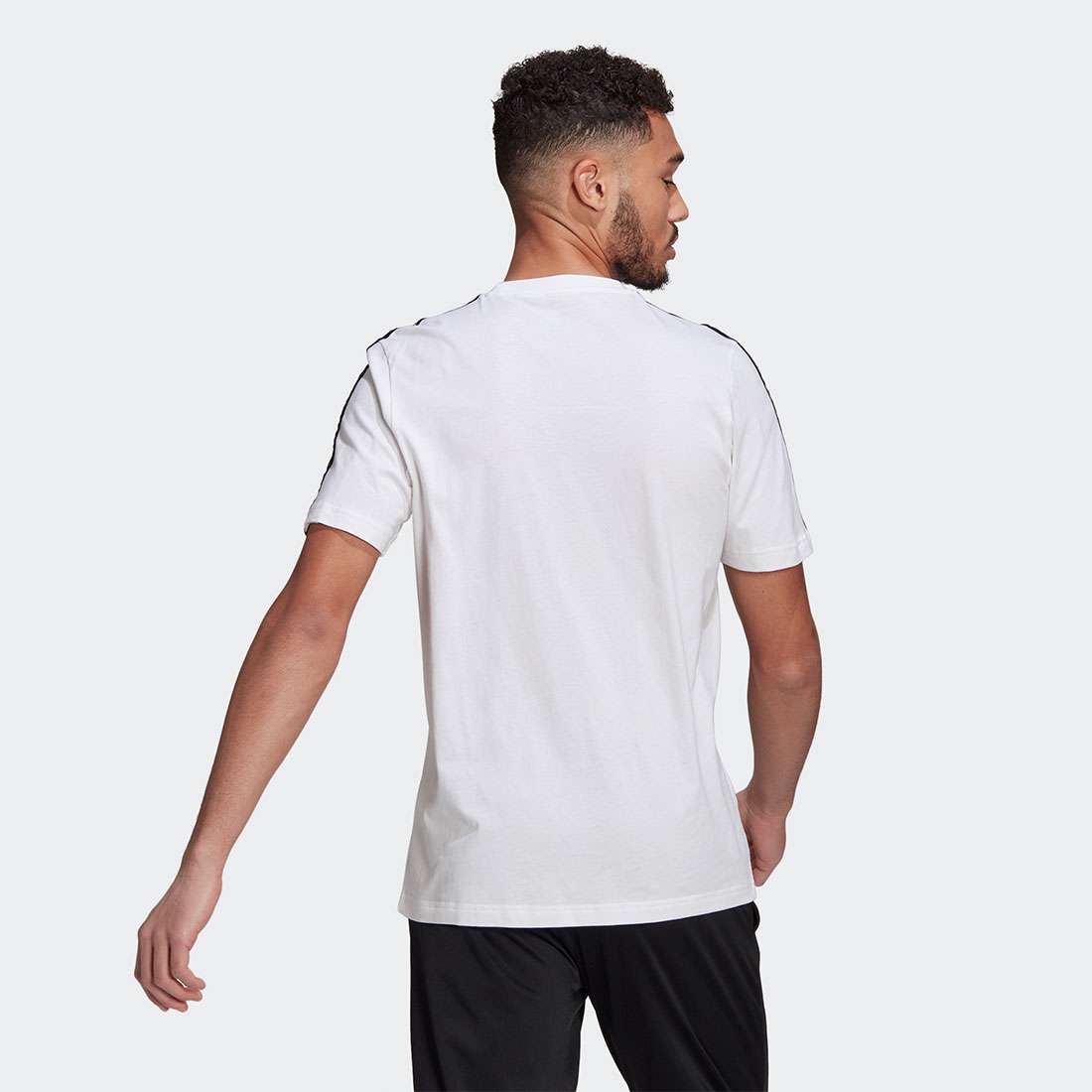 T-SHIRT ADIDAS 3-STRIPES ESSENTIALS WHITE/BLACK