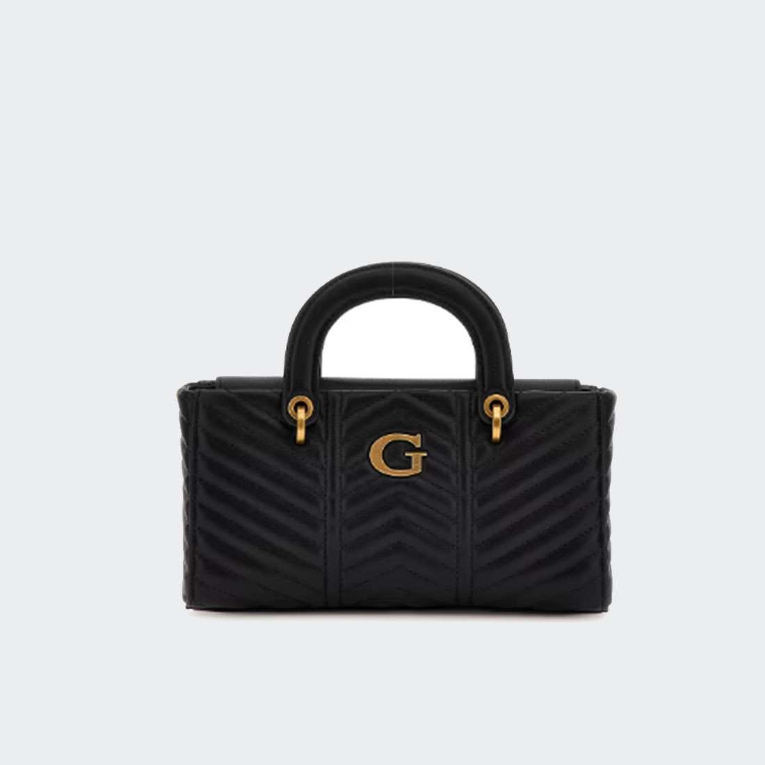 MALA GUESS LOVIDE MINI SATCHEL BLACK