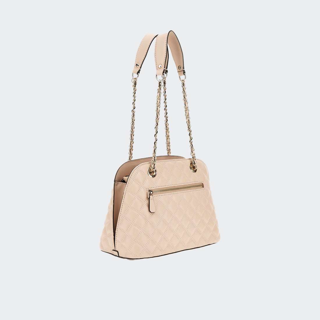 MALA GUESS N GIULLY DOME SATCHEL LIGHT BEIGE