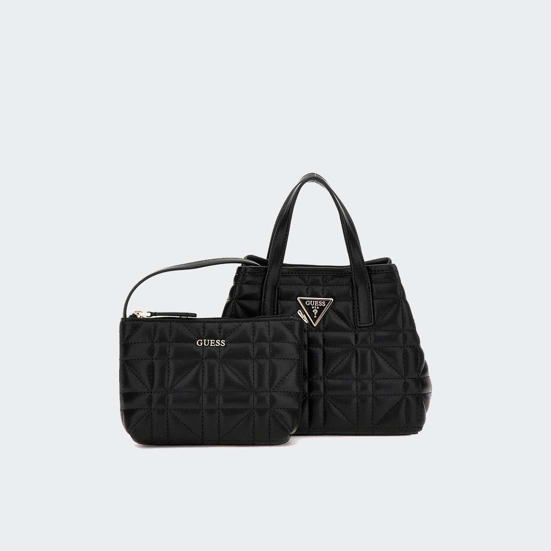 MALA GUESS LATONA MINI TOTE BLACK