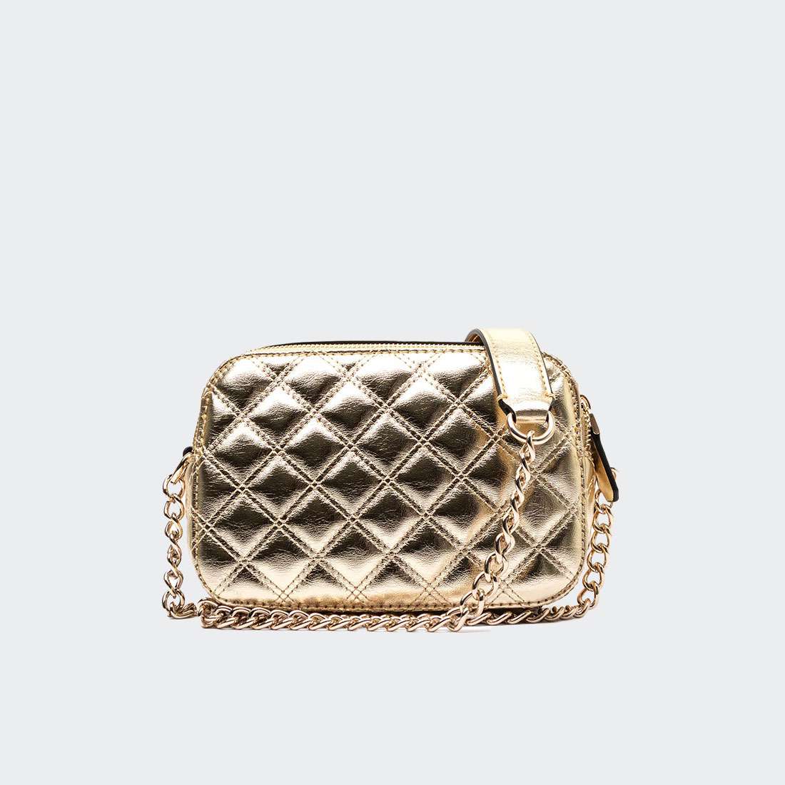 MALA GUESS GIULLY CAMERA CROSSBODY GOLD