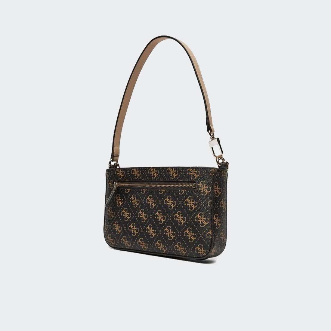 MALA GUESS NOELLE CROSSBODY CAMERA BROWN LOGO