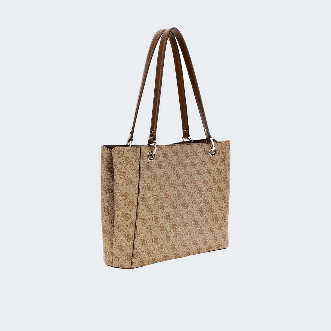 MALA GUESS NOLANA NOEL TOTE LATTE LOGO/BROWN