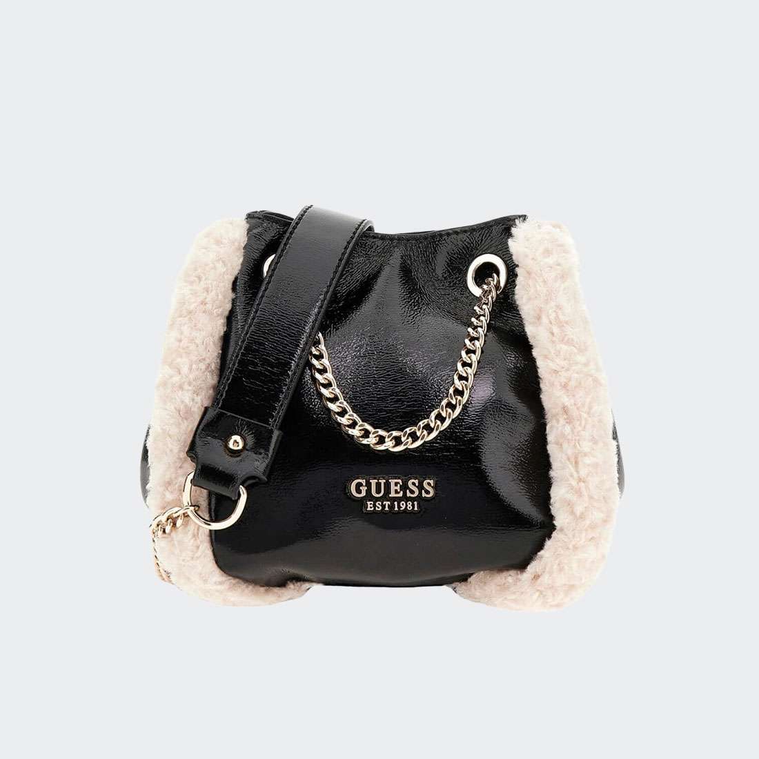 MALA GUESS DAVIKA CONVERTIBLE CROSSBODY BLACK