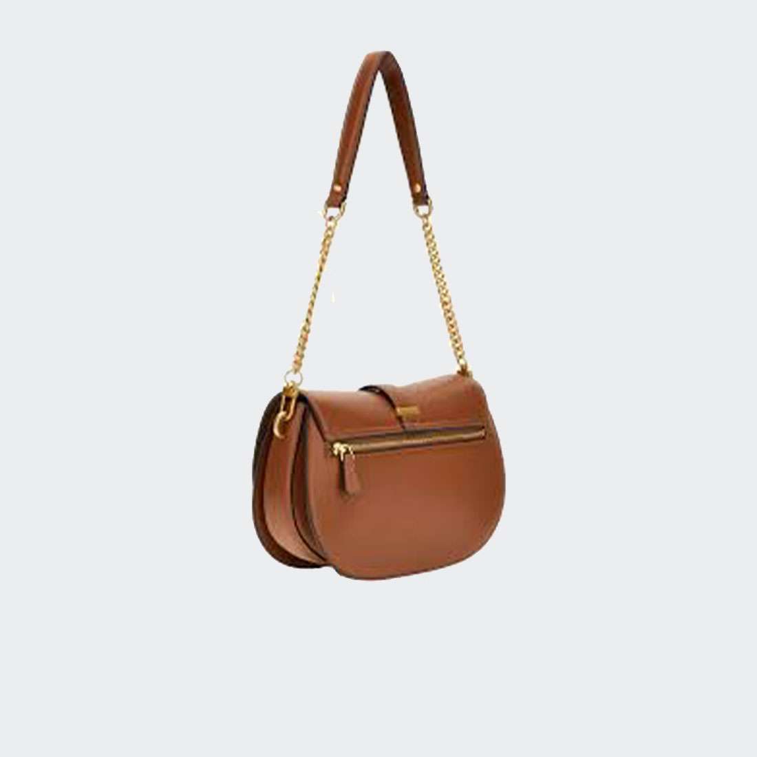 MALA GUESS KUBA SHOULDER COGNAC