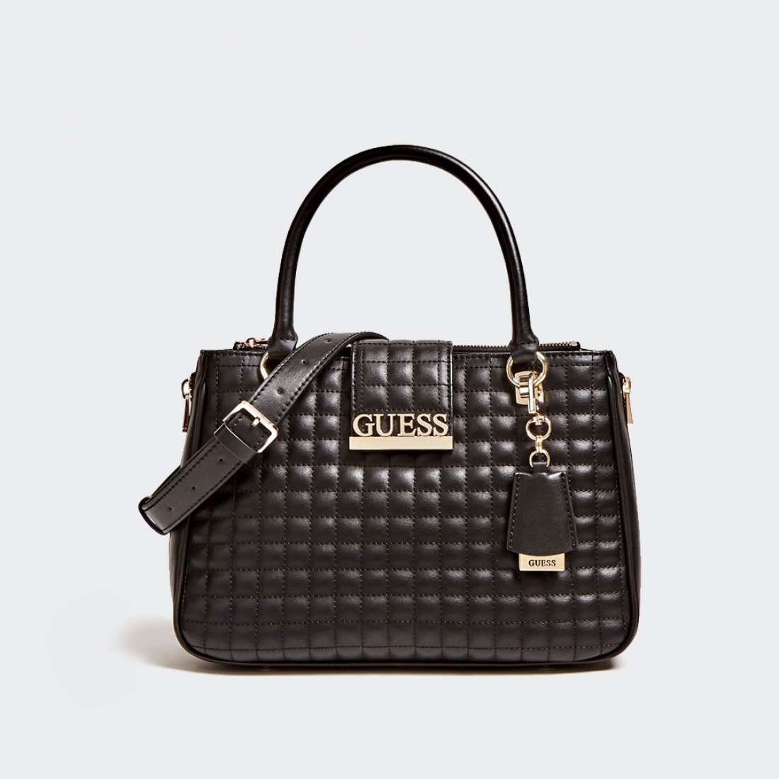 MALA GUESS MATRIX LUXURY SATCHEL BLACK