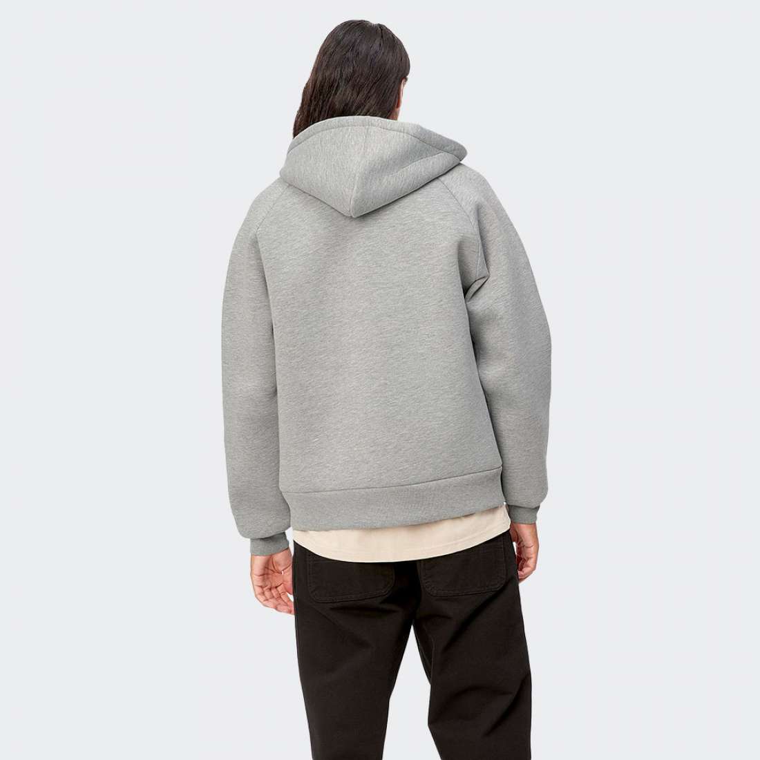 BLUSÃO CARHARTT WIP CAR-LUX GREY HEATHER/GR