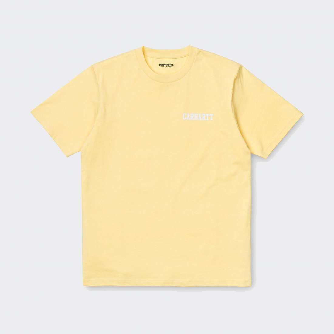 T-SHIRT CARHARTT WIP COLLEGE SCRIPT FRESCO/WHITE