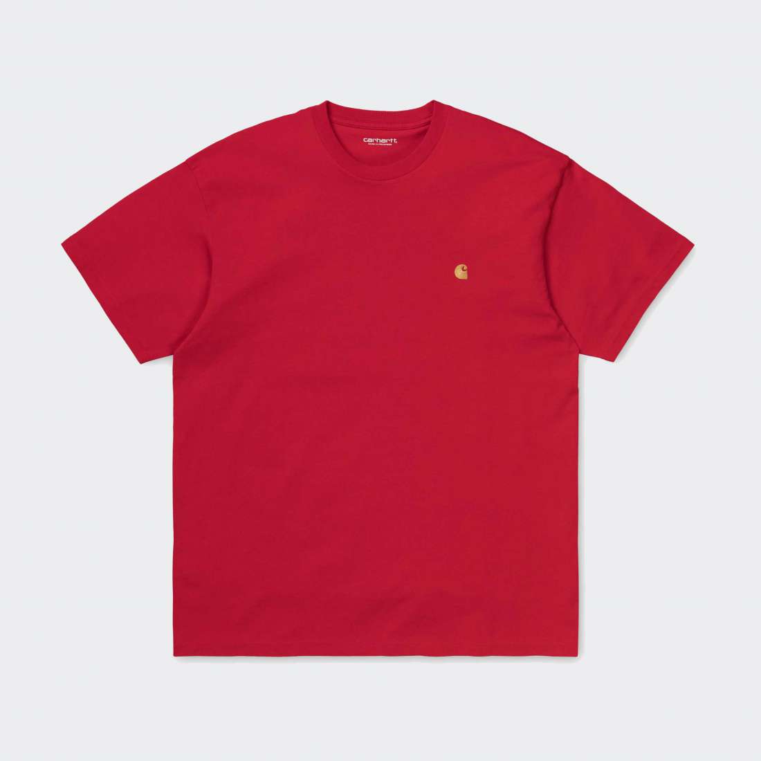 T-SHIRT CARHARTT WIP CHASE PEPPER/GOLD