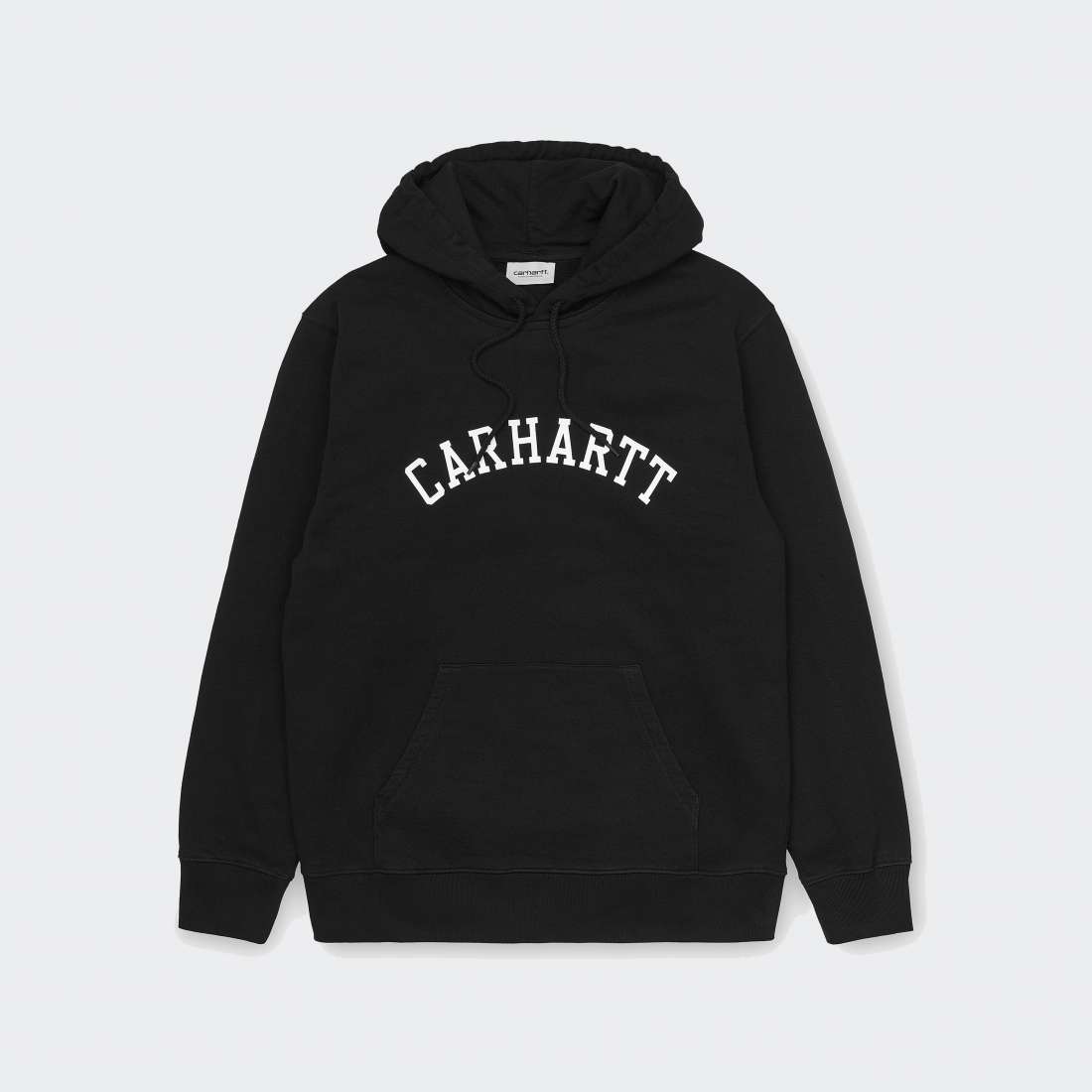 HOODIE CARHARTT WIP UNIVERSITY PATCH BLACK/WHITE