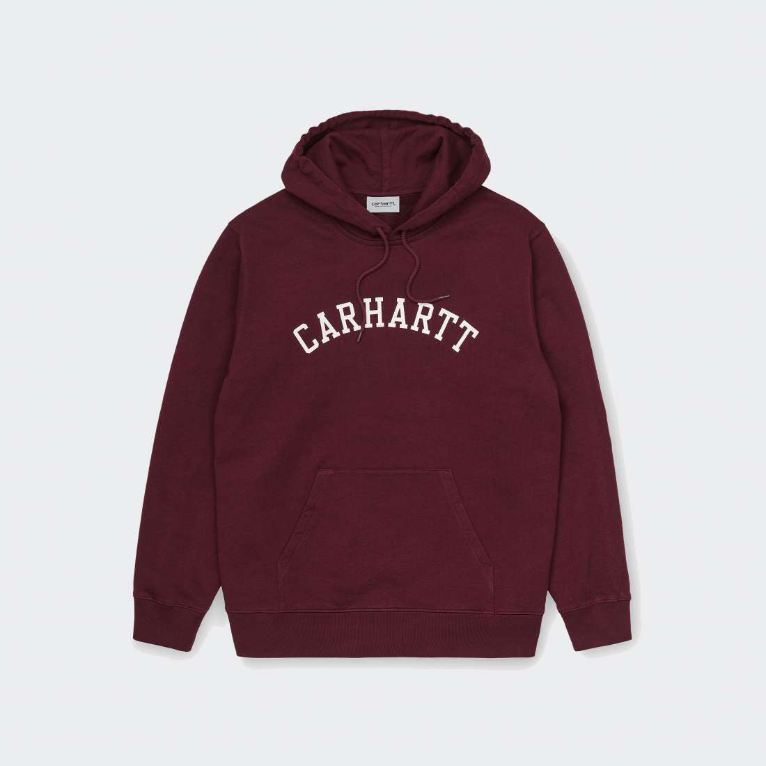 HOODIE CARHARTT WIP UNIVERSTY BORDEAUX/WHITE