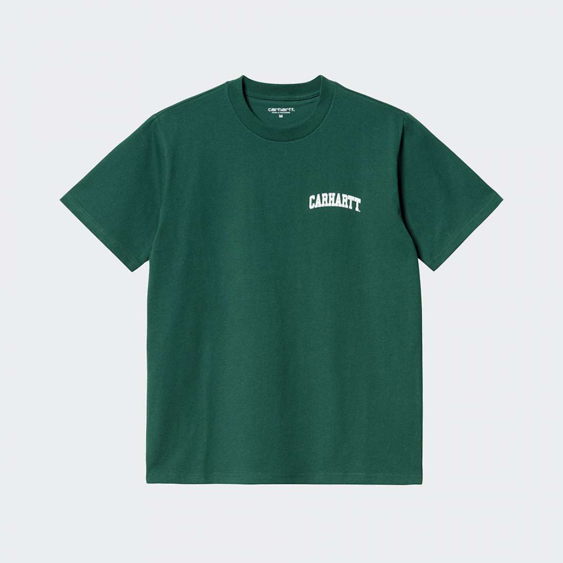 TSHIRT CARHARTT WIP UNIVERSITY SCRIPT HEDGE/WHITE