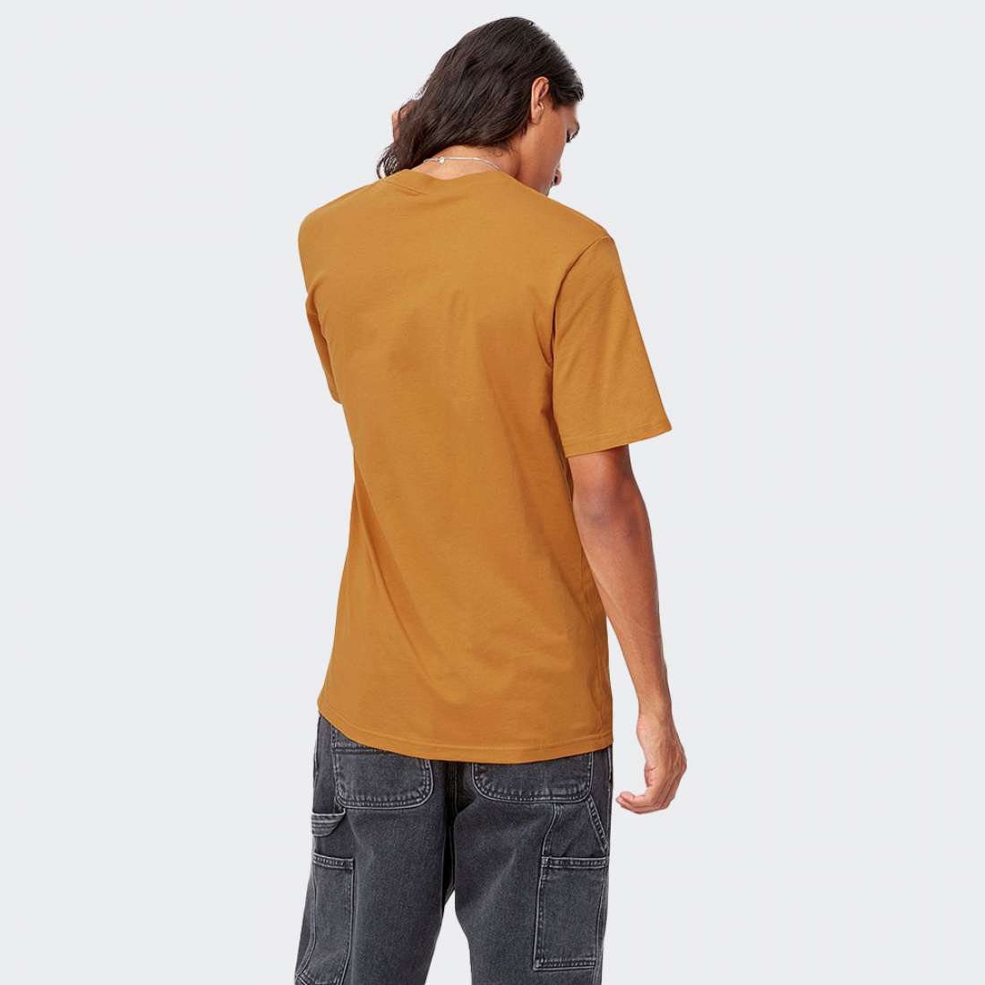 TSHIRT CARHARTT WIP PIECE OF WORK OCHRE/BLACK