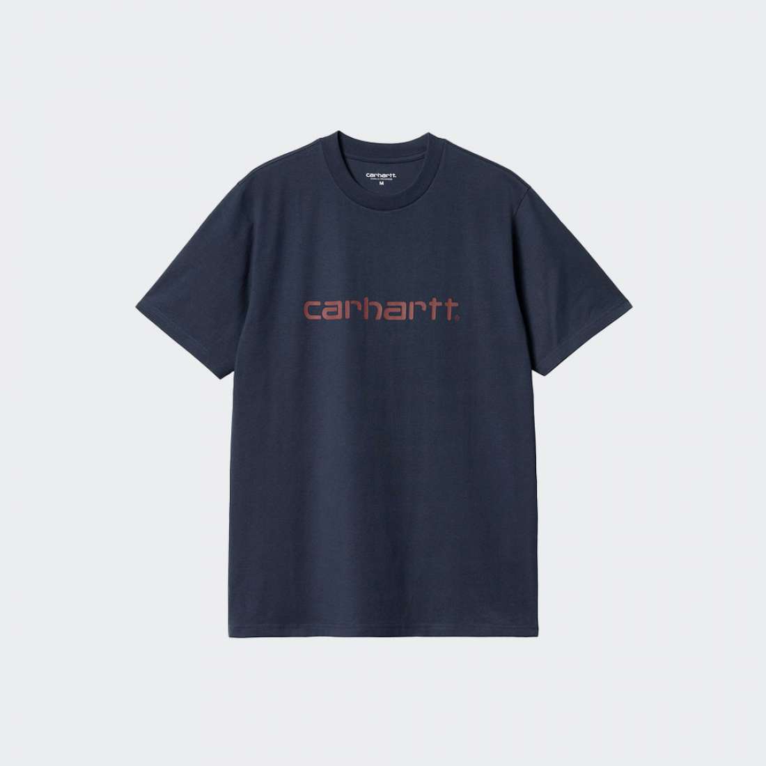 TSHIRT CARHARTT WIP SCRIPT AIR FORCE BLUE/MALBEC