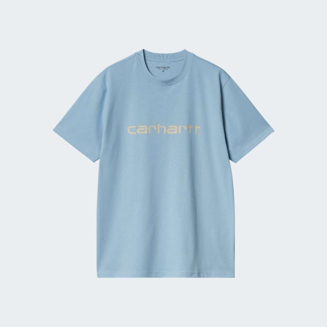 TSHIRT CARHARTT SCRIPT BLUEBIRD/FLEUR DE SEL