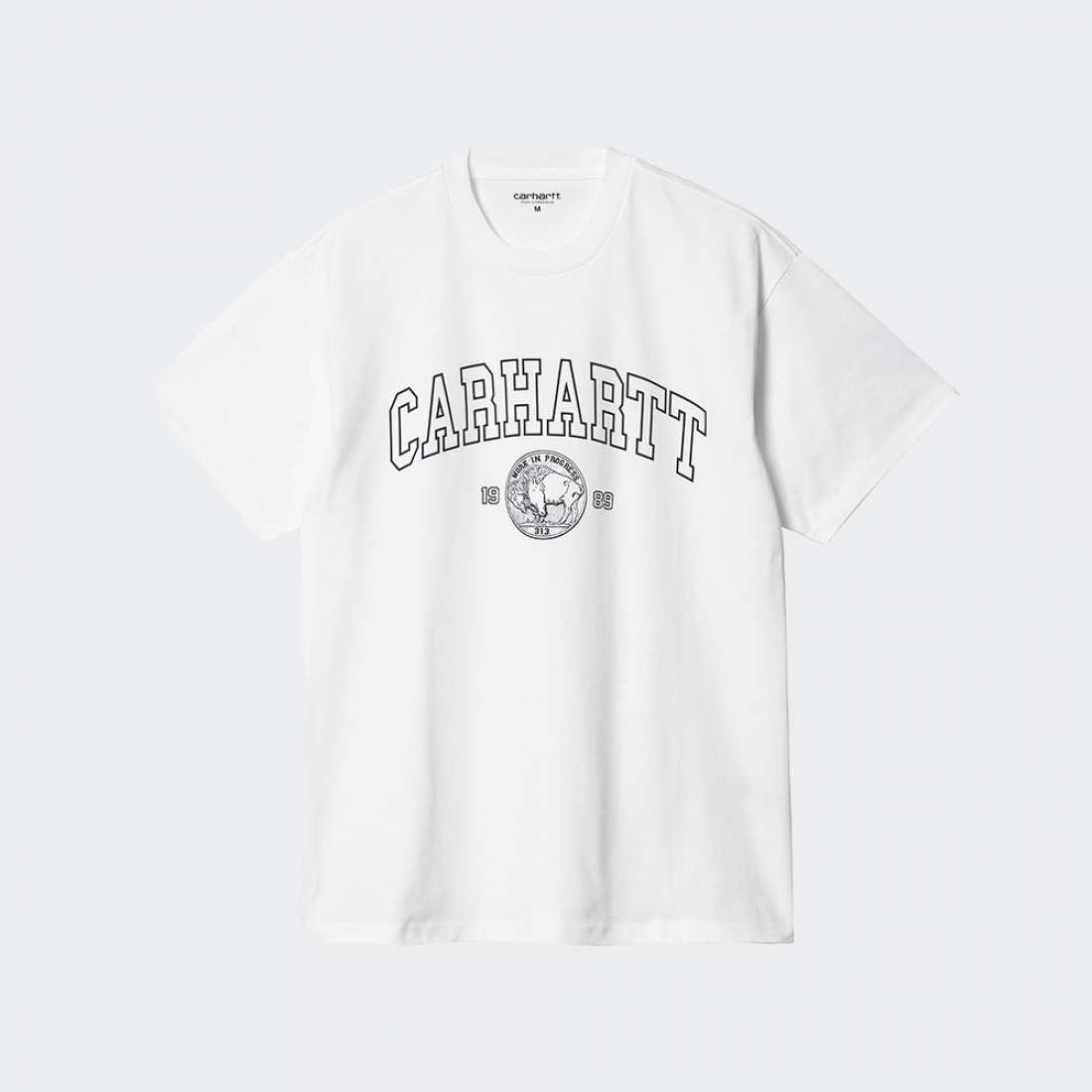 TSHIRT CARHARTT WIP COIN WHITE/ATOM BLUE