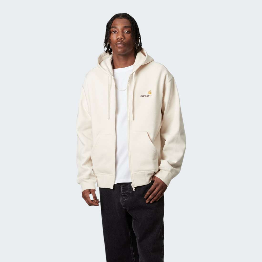 CASACO CARHARTT WIP AMERICAN SCRIPT NATURAL