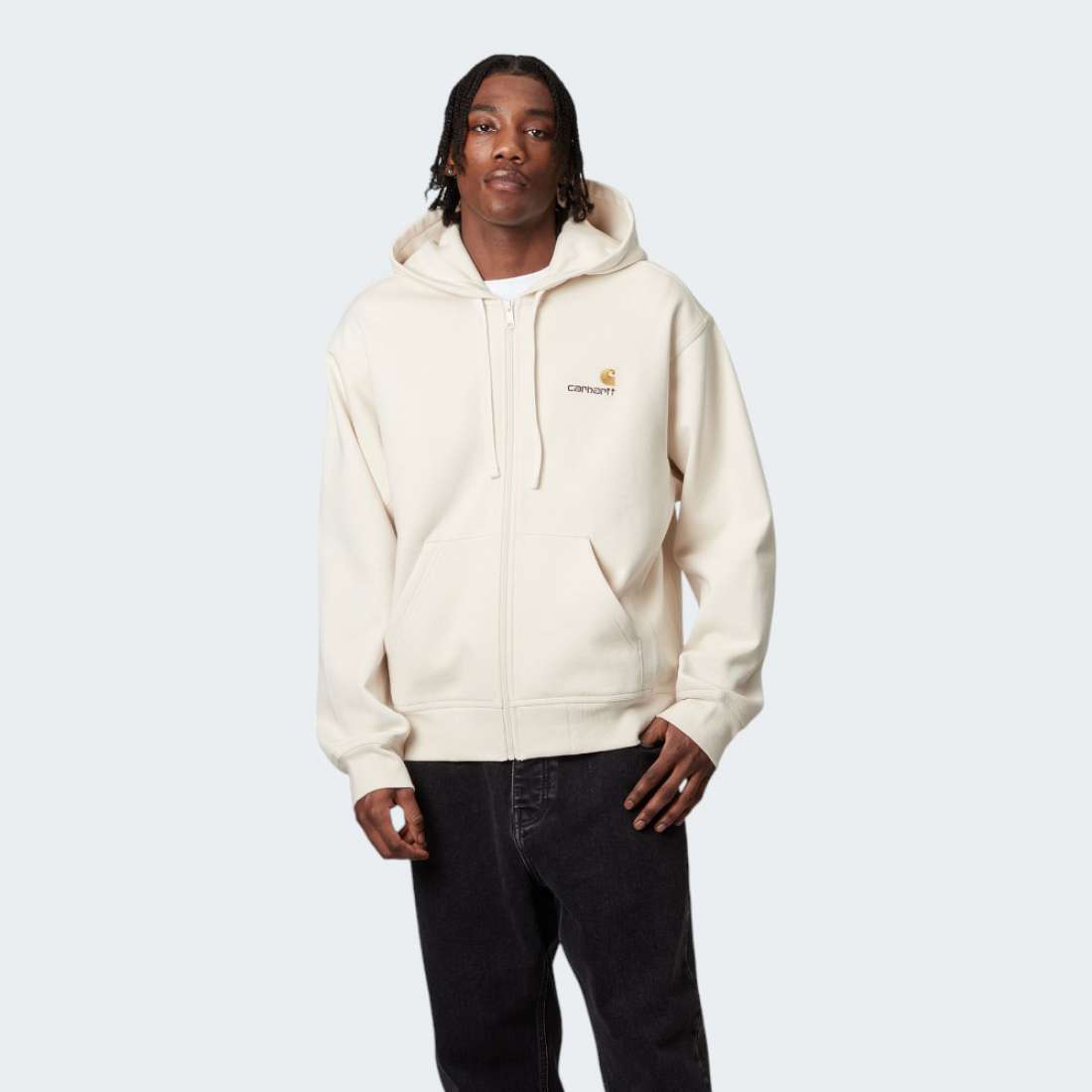 CASACO CARHARTT WIP AMERICAN SCRIPT NATURAL