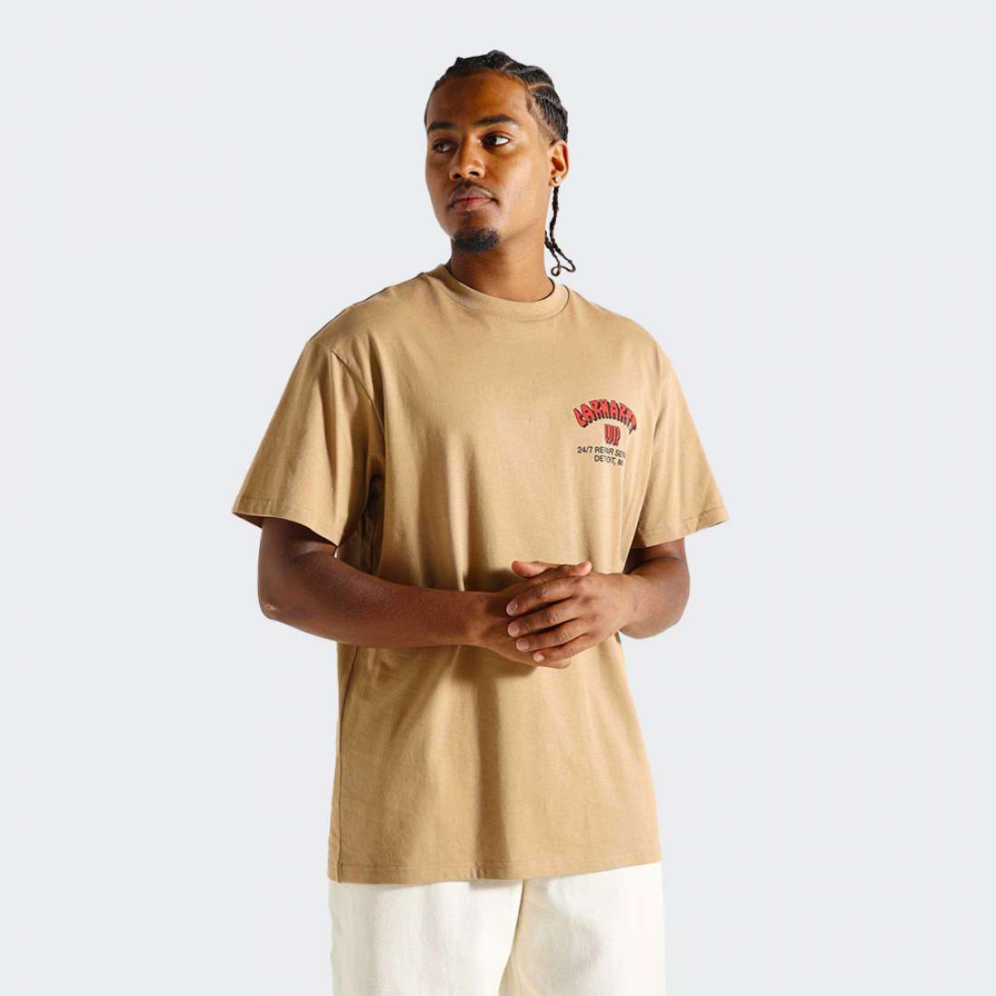 TSHIRT CARHARTT WIP SUPER TIRED PEANUT