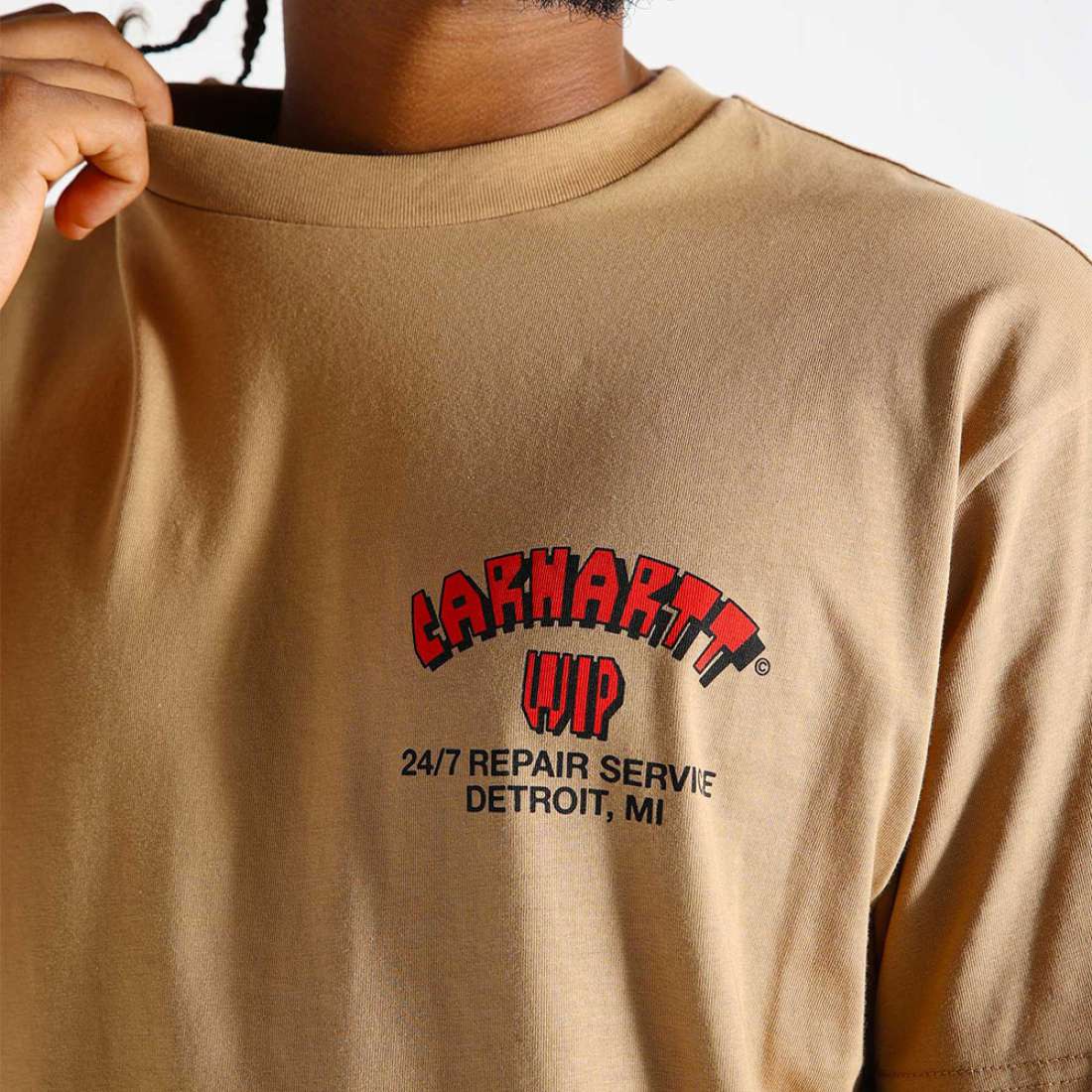 TSHIRT CARHARTT WIP SUPER TIRED PEANUT