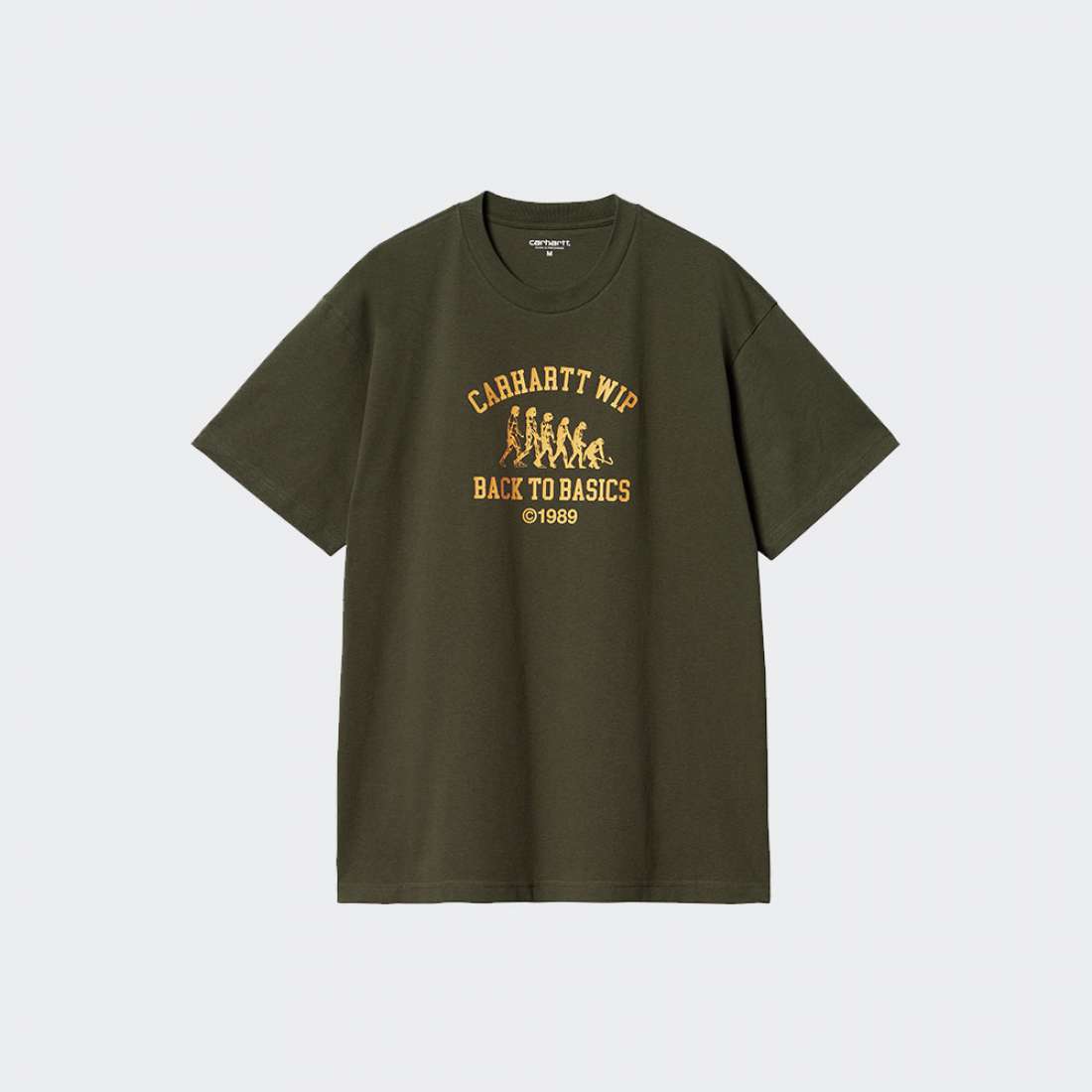 TSHIRT CARHARTT WIP BASICS OFFICE GREEN/WINTER SPICE