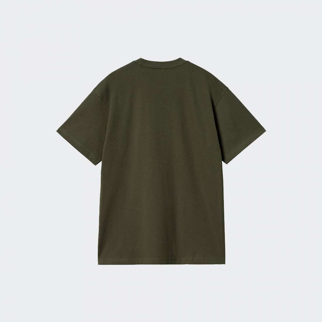 TSHIRT CARHARTT WIP BASICS OFFICE GREEN/WINTER SPICE