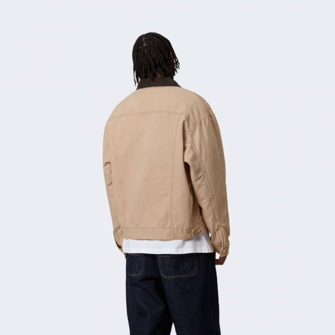 CASACO CARHARTT WIP DAYTON TRUCKER DUSTY H BROWN/TOBACCO STO