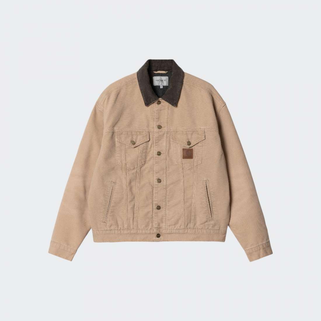 CASACO CARHARTT WIP DAYTON TRUCKER DUSTY H BROWN/TOBACCO STO