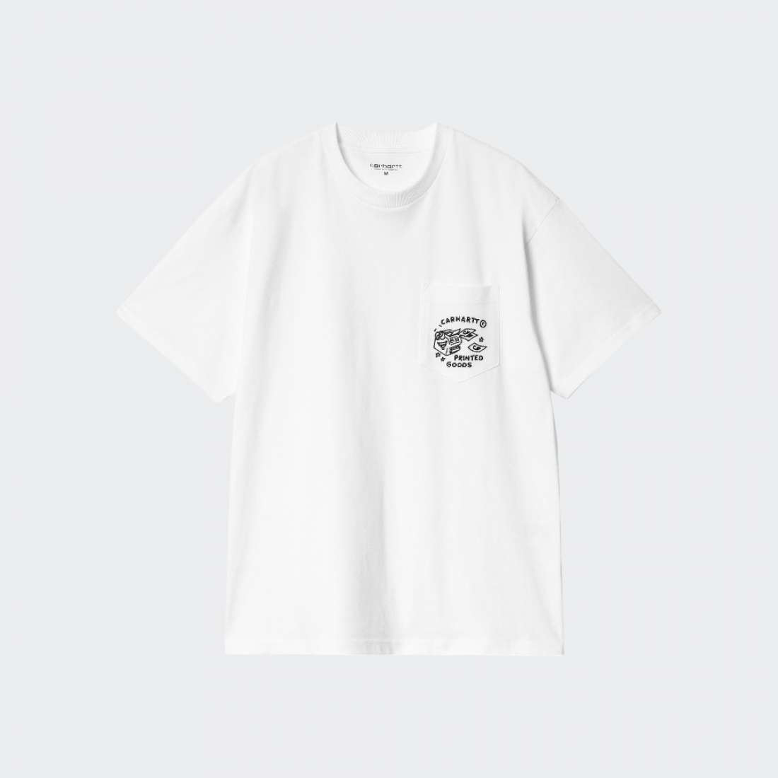 TSHIRT CARHARTT WIP FRAGMENTS POCKET WHITE/BLACK