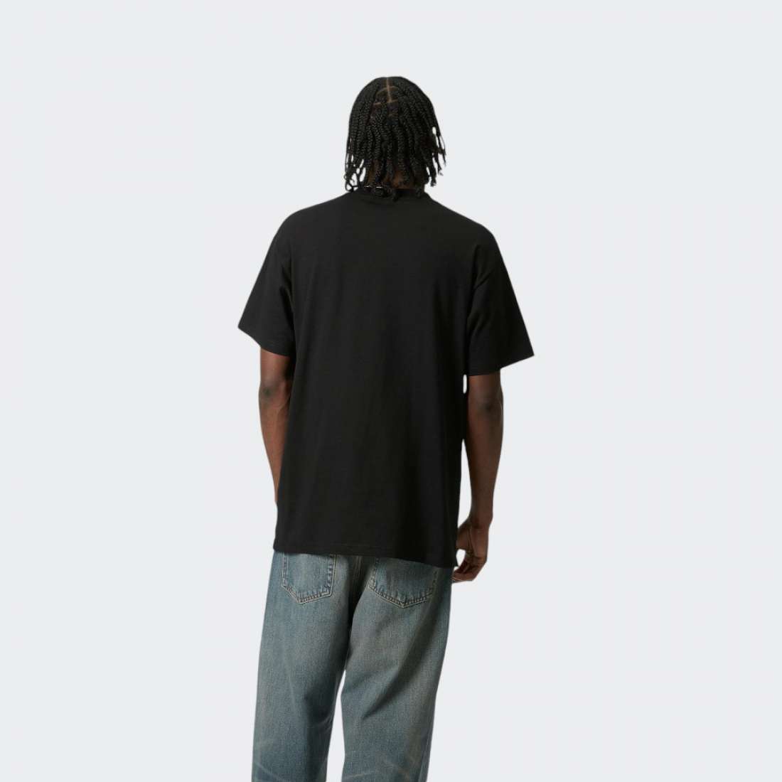 TSHIRT CARHARTT WIP LABEL SCRIPT BLACK