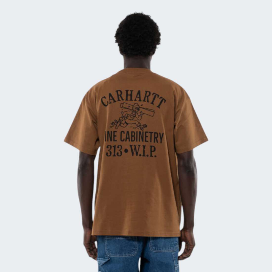 TSHIRT CARHARTT CABINETRY HAMILTON BROWN/BLACK