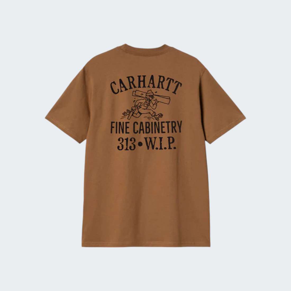 TSHIRT CARHARTT CABINETRY HAMILTON BROWN/BLACK