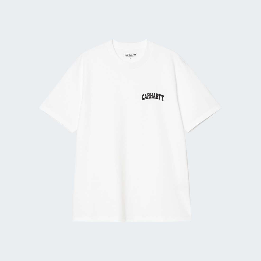 TSHIRT CARHARTT WIP UNIVERSITY SCRIPT WHITE/BLACK