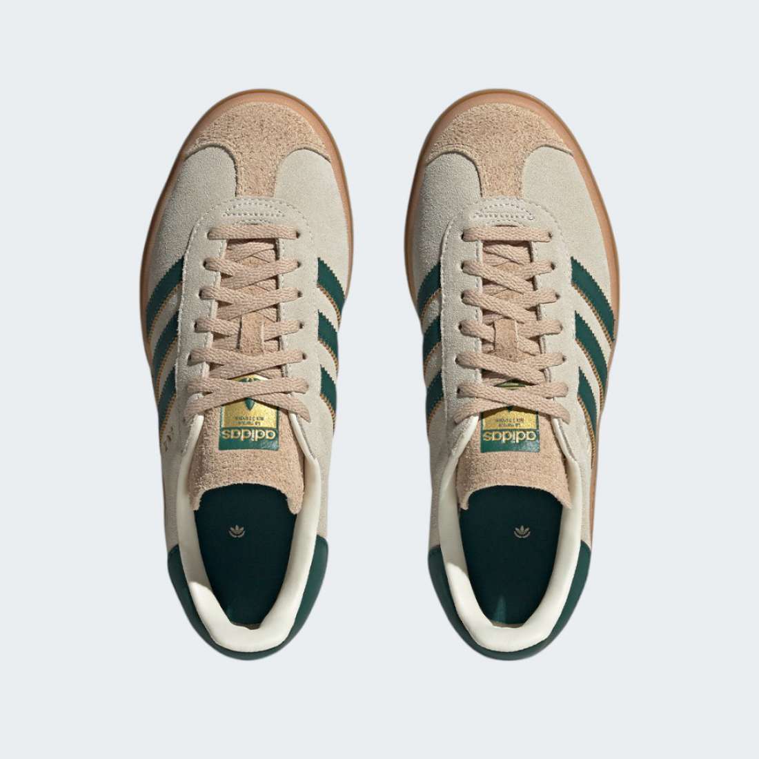 ADIDAS GAZELLE BOLD WHITE/GREEN