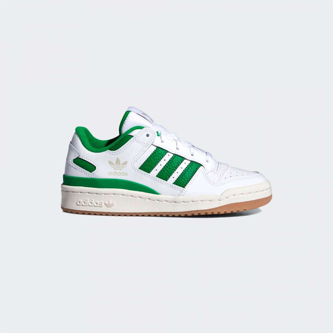 ADIDAS FORUM LOW CL J FTWWHT/GREEN/CLOWHI