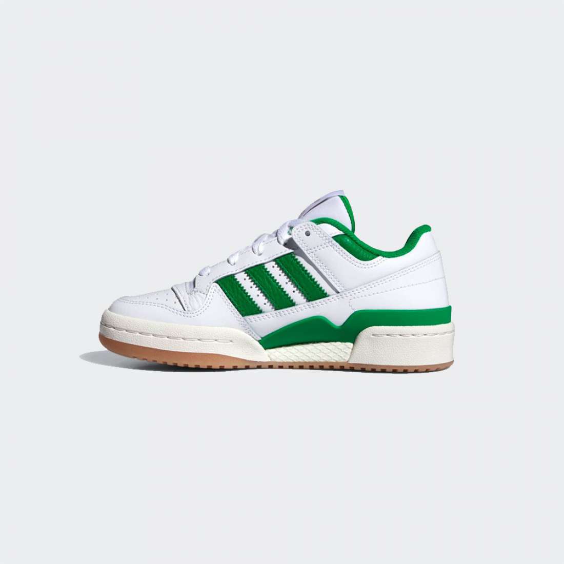 ADIDAS FORUM LOW CL J FTWWHT/GREEN/CLOWHI