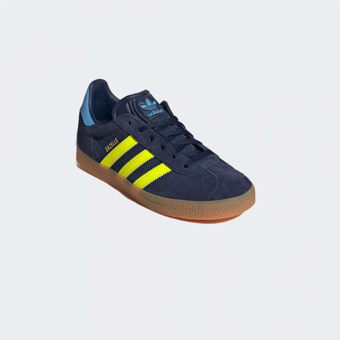 ADIDAS GAZELLE J NINDIG/YELLOW/LT BLUE