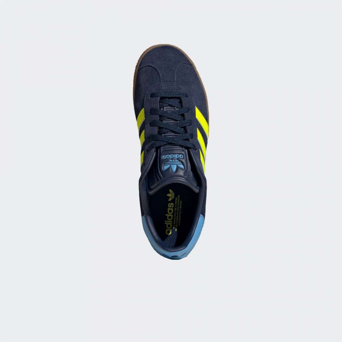 ADIDAS GAZELLE J NINDIG/YELLOW/LT BLUE