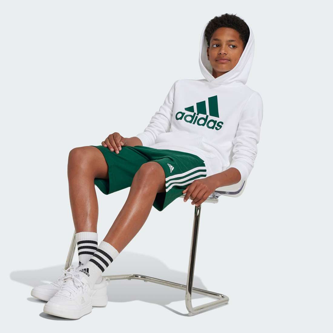 HOODIE ADIDAS UBL WHITE/GREEN