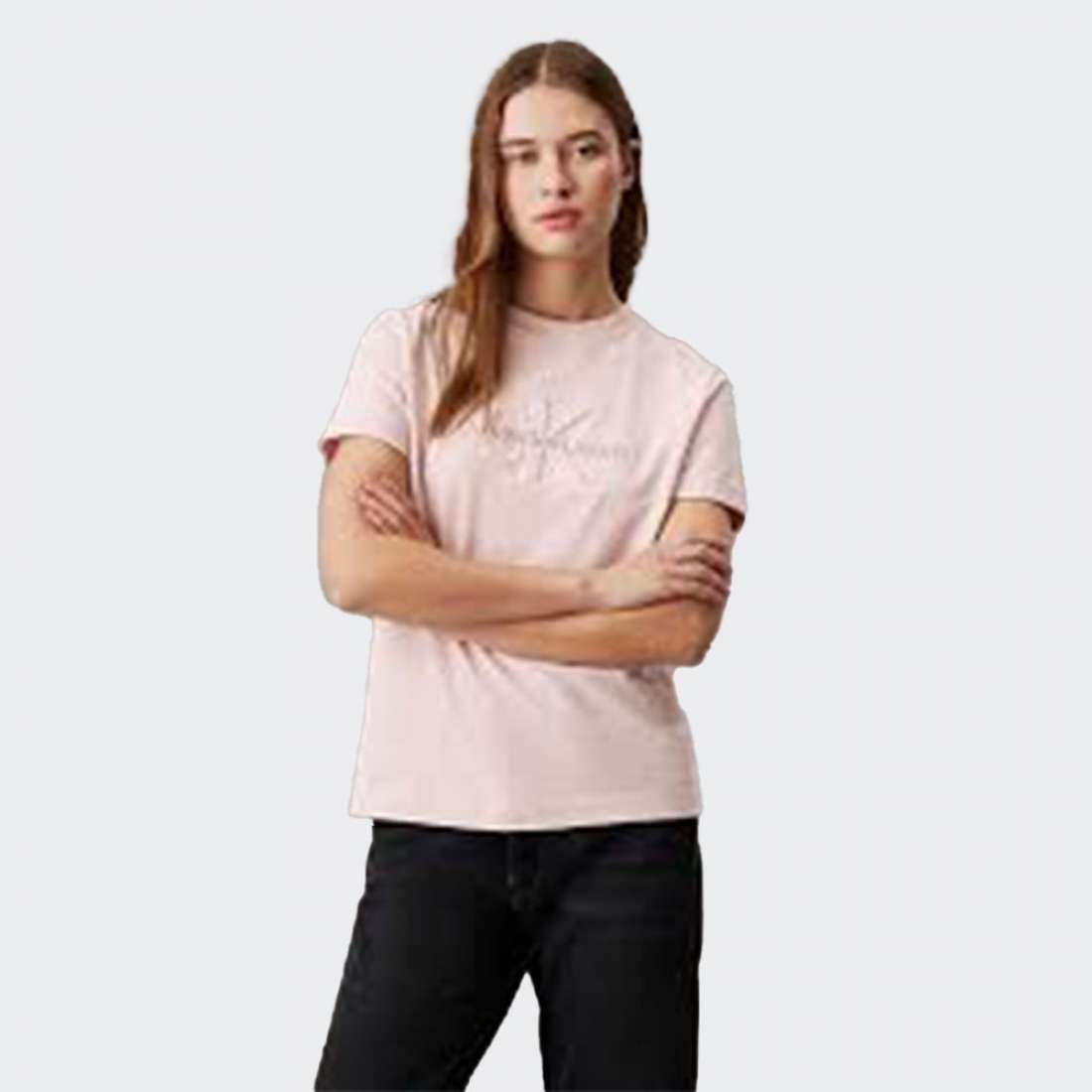 TSHIRT CALVIN KLEIN CHENILLE PEACH WHIP