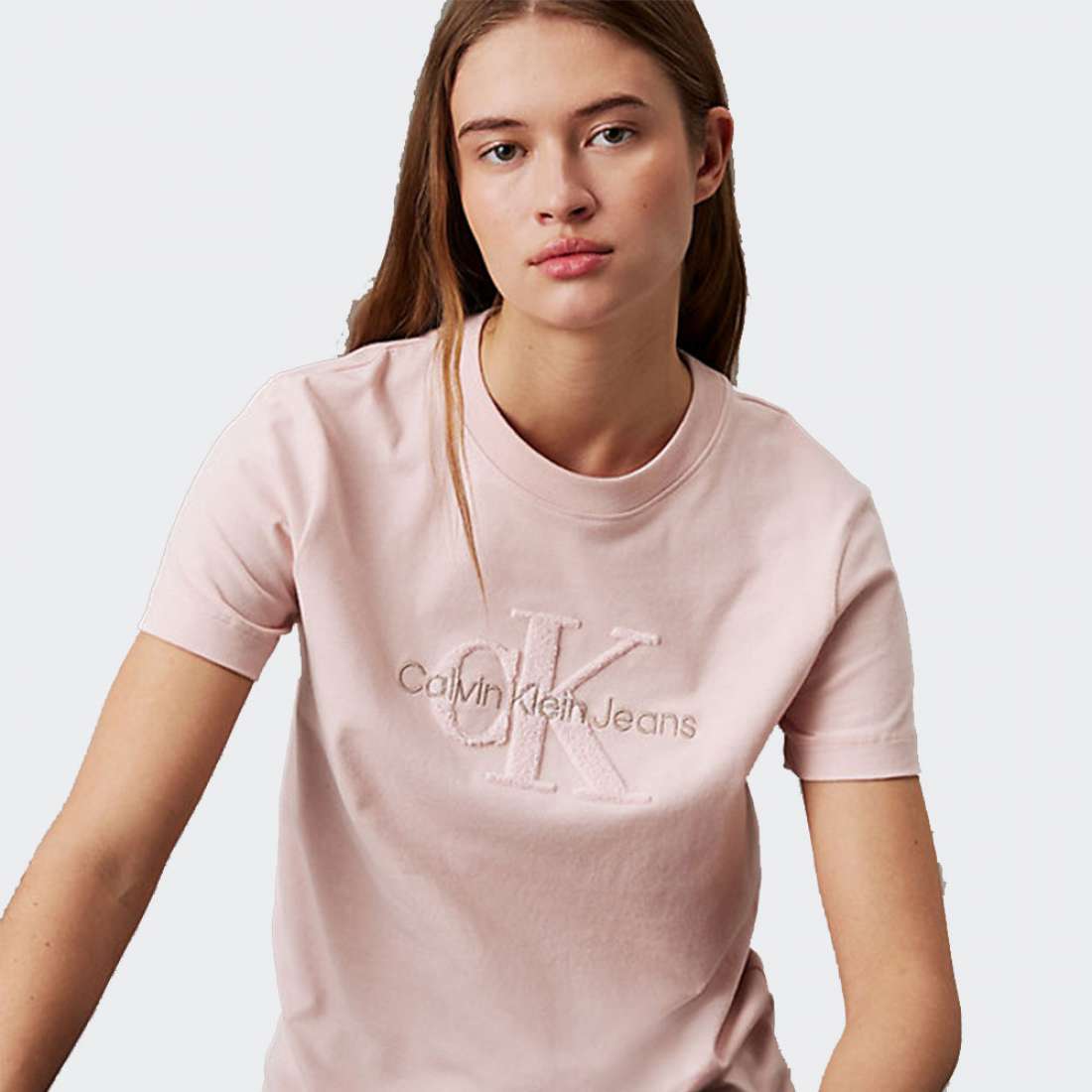 TSHIRT CALVIN KLEIN CHENILLE PEACH WHIP