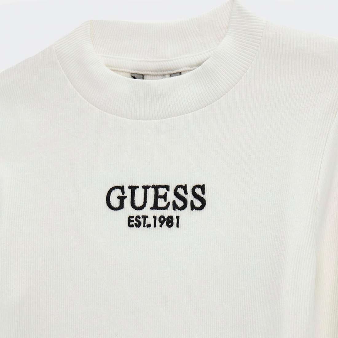 LONGSLEEVE GUESS RIB STRETCH G011