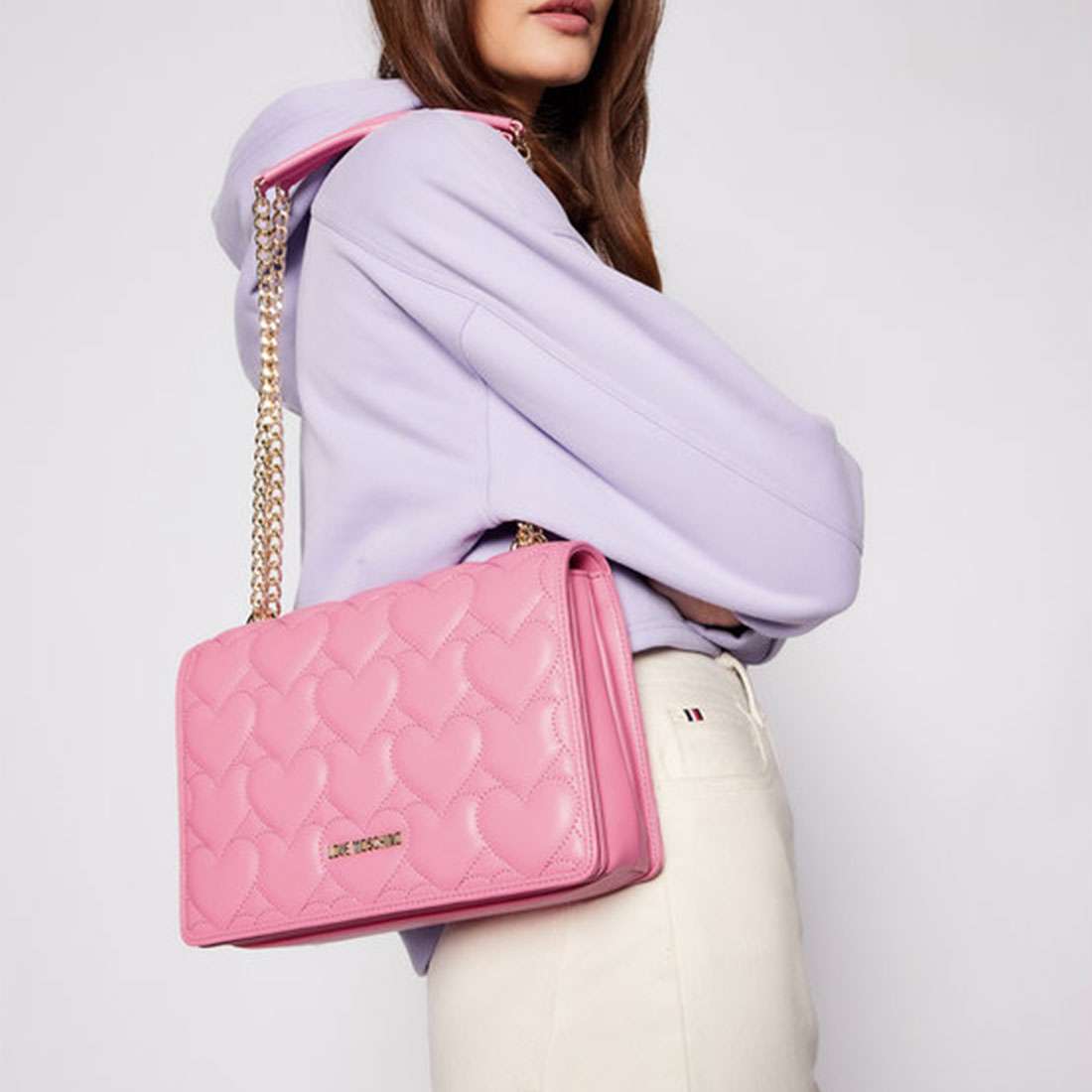 MALA LOVEMOSCHINO QUILTED JC4248PP0CKG0600 ROSA