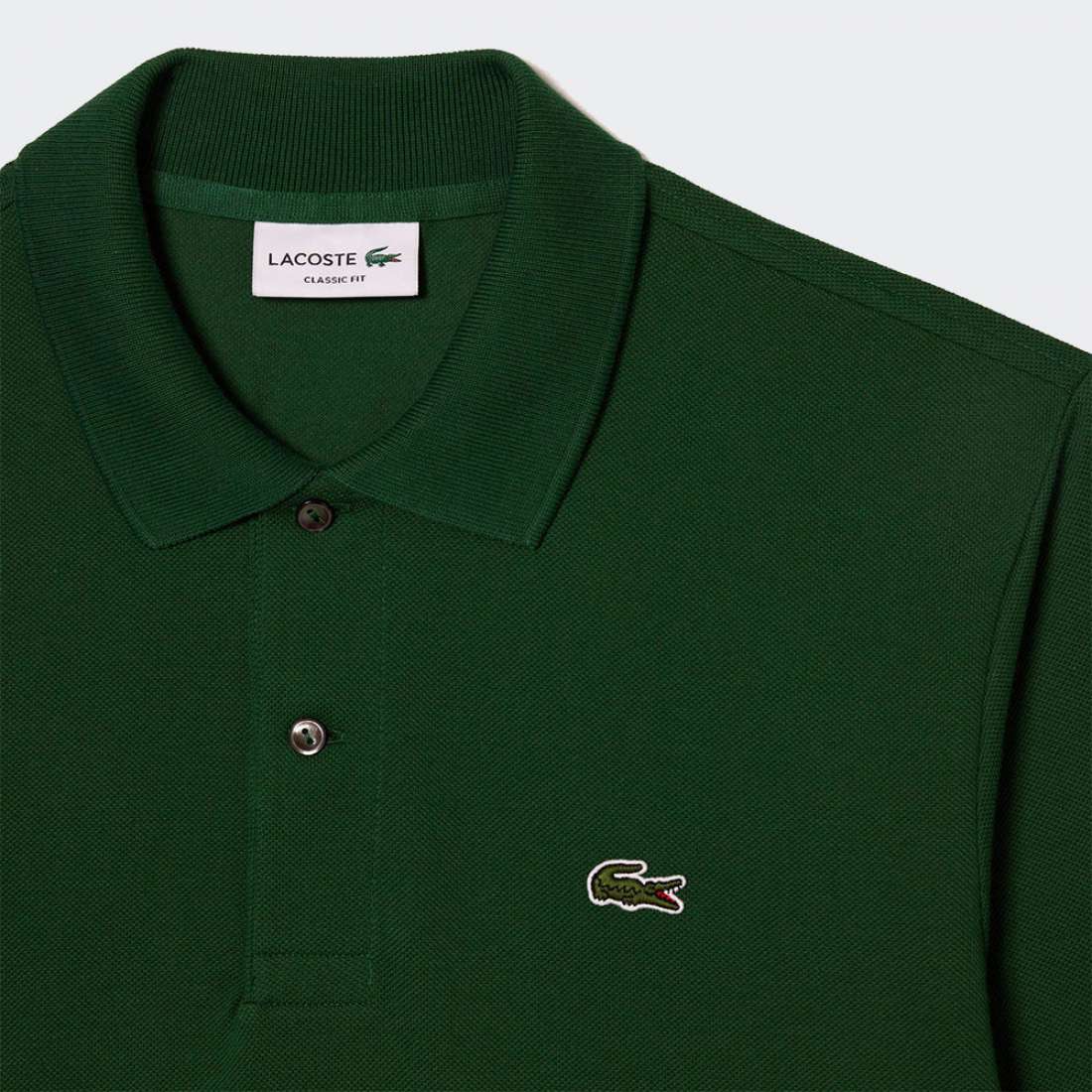 POLO DE MANGA COMPRIDA LACOSTE L1312 GREEN