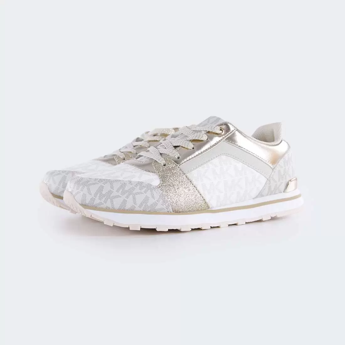 TÉNIS MICHAEL KORS BILLIE JOGGER KIDS VANILLA/GOLD